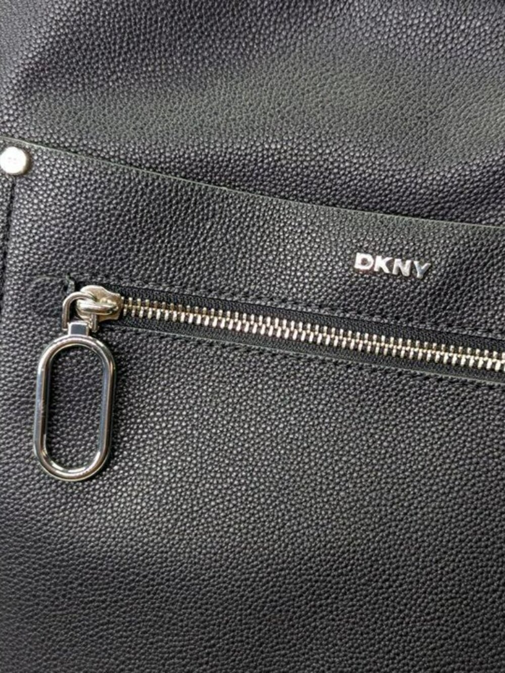 DKNY Nala Women's Magnetic Closure Medium Size Black Hobo (MSRP $198) - Picture 10 of 11